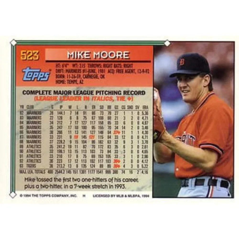 1994 Topps Mike Moore # 523 Detroit Tigers